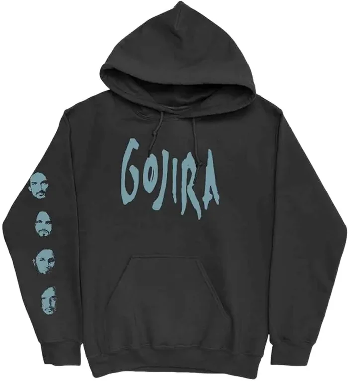 Gojira Hoodie Fortitude Faces Unisex Black 2XL