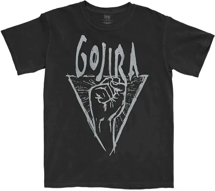 Gojira T-shirt Power Glove Unisex Black 2XL