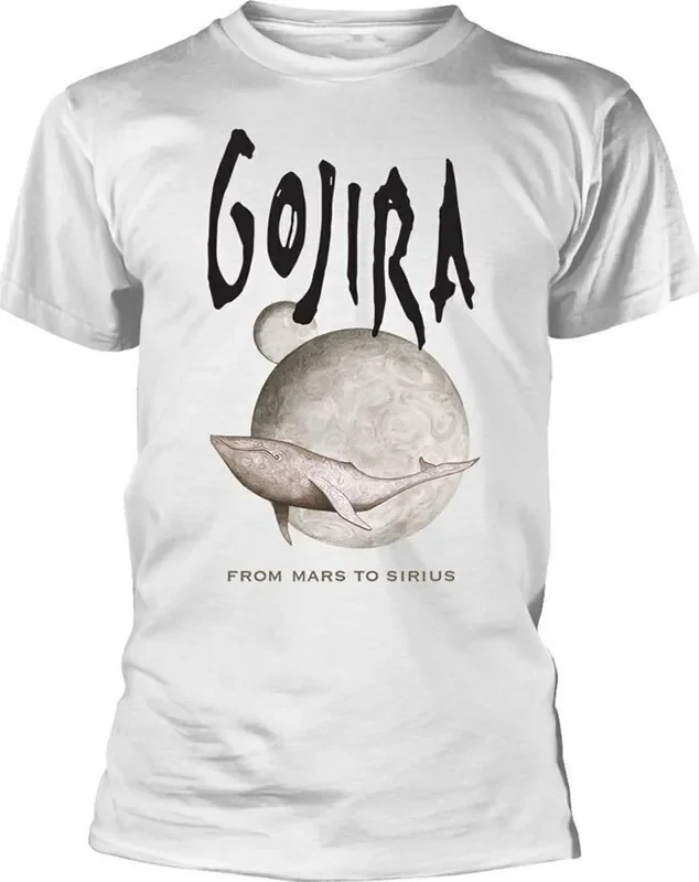 Gojira T-shirt Whale From Mars Unisex White M