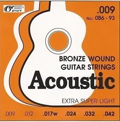 Gorstrings 0B6-93 Cordes de guitares acoustiques