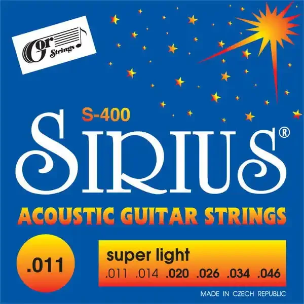 Gorstrings S-400 Cordes de guitares acoustiques