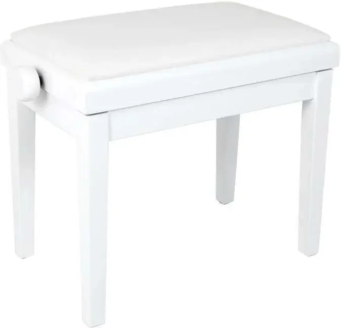 Grand HY-PJ023 Tabouret de piano en bois White Matte