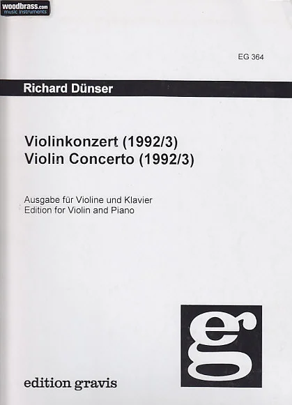 Gravis Dunser Richard – Violin Concerto (1992/3)