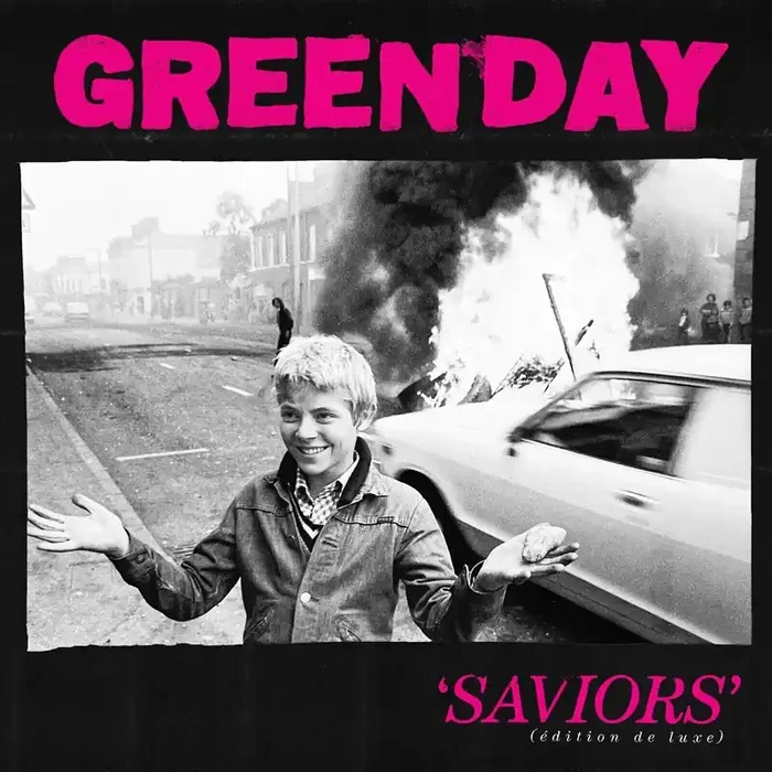 Green Day – Saviors (Limited Edition) (Pink/White Coloured) (140 g) (2 LP)