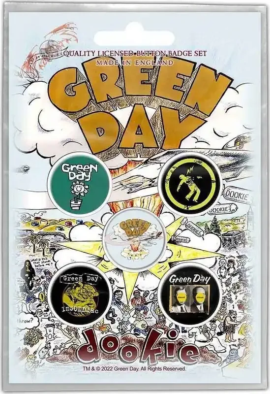 Green Day Dookie Badge