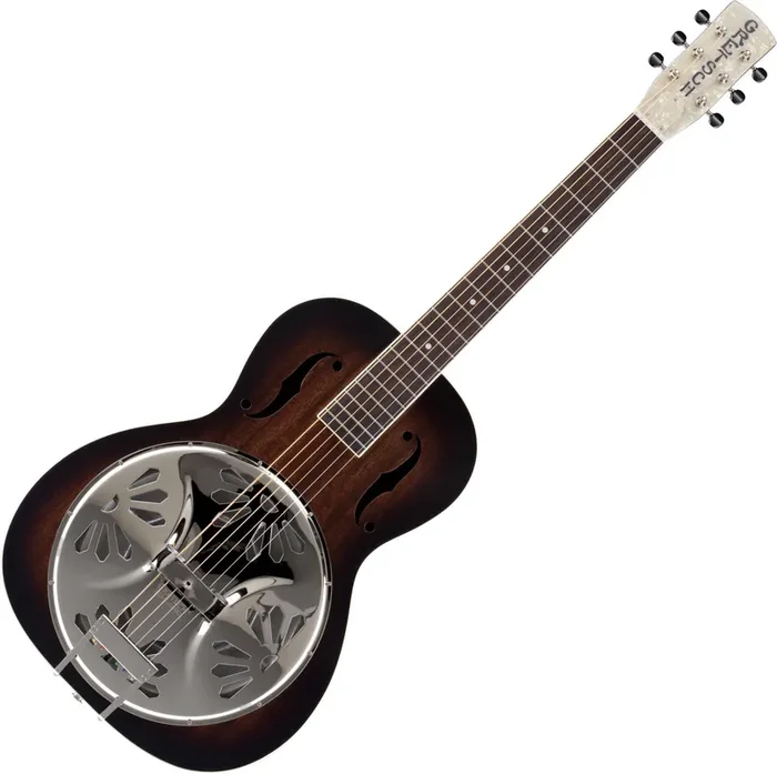 Gretsch G9220 Bobtail Deluxe Katalox FB RN 2-Tone Sunburst Guitare à résonateur