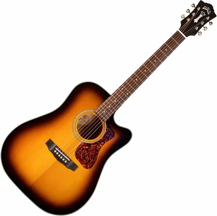 Guild D-140CE WESTERLY Antique Sunburst Guitare Dreadnought acoustique-électrique