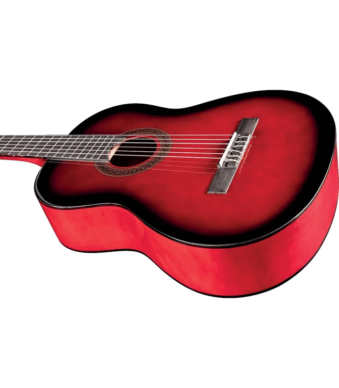 Guitare Classique EKO CS10-RED 4/4 Red Burst – Image 4