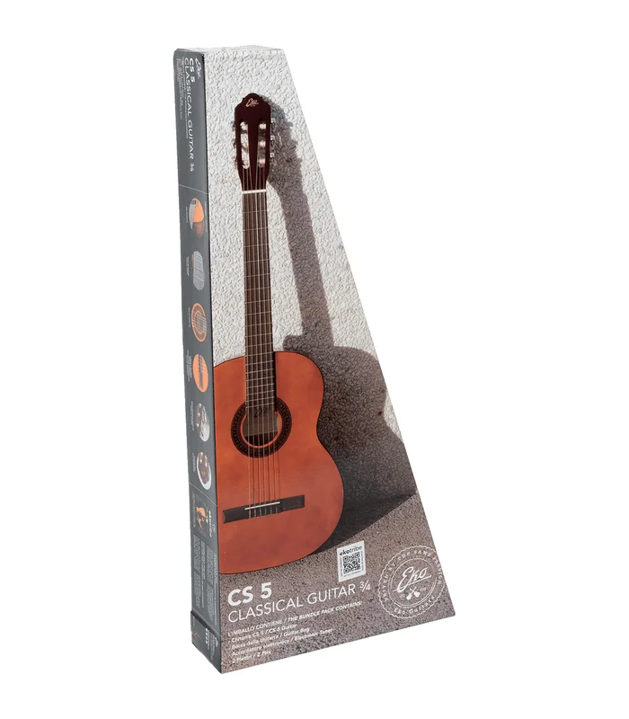 Guitare Classique EKO CS5-PACK 3/4 Pack Natural