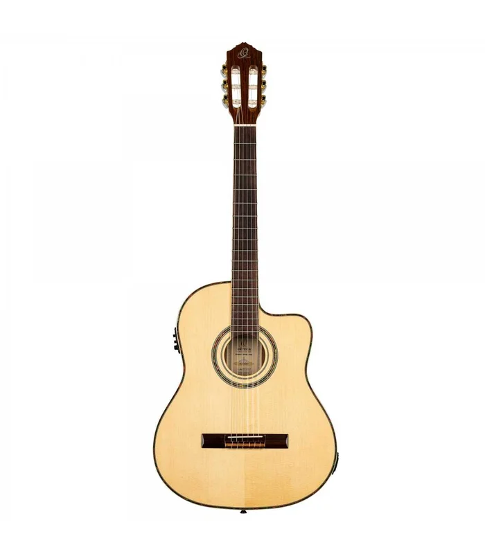 GUITARE CLASSIQUE ELECTRO ORTEGA RCE145 EPICEA NATUREL