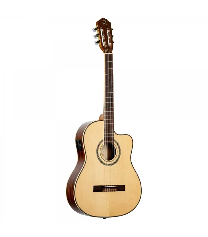 GUITARE CLASSIQUE ELECTRO ORTEGA RCE145 EPICEA NATUREL – Image 2
