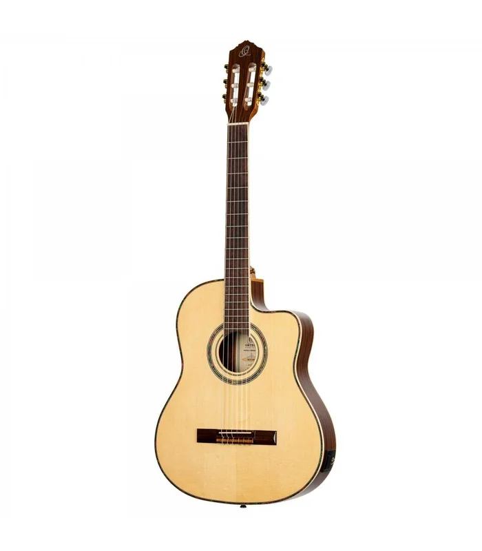 GUITARE CLASSIQUE ELECTRO ORTEGA RCE145 EPICEA NATUREL – Image 3