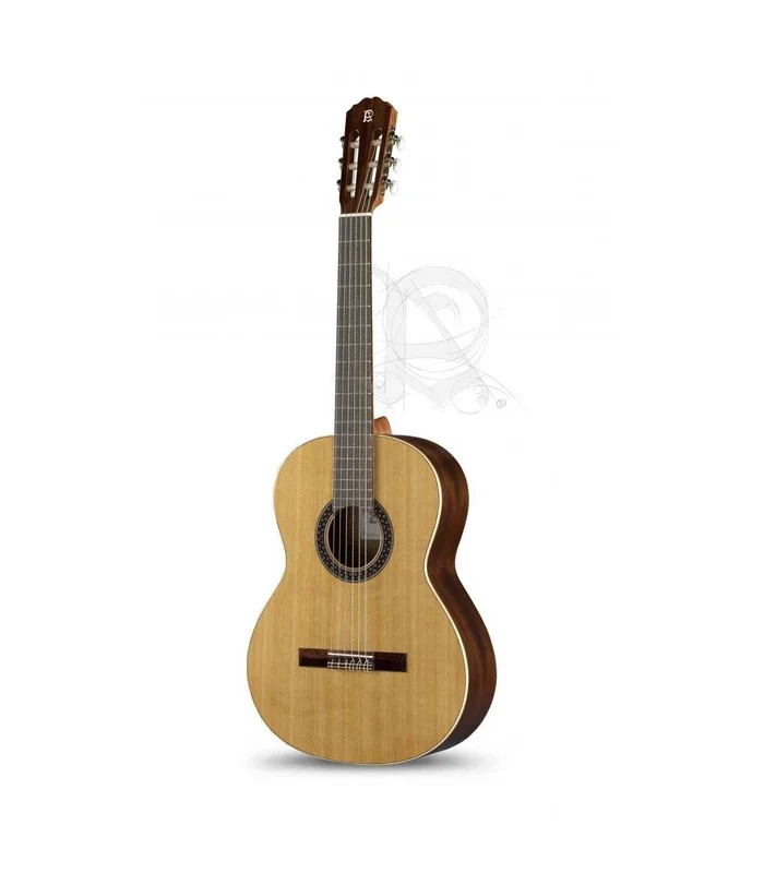 Guitare Classique Gaucher Alhambra 1C HT 1/2 LH Hybrid Terra + Housse 10mm