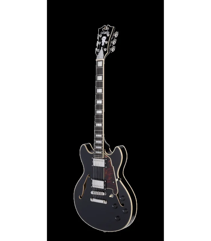 Guitare Electrique D’ANGELICO PREMIER MINI DC BLACK FLAKE – Image 2