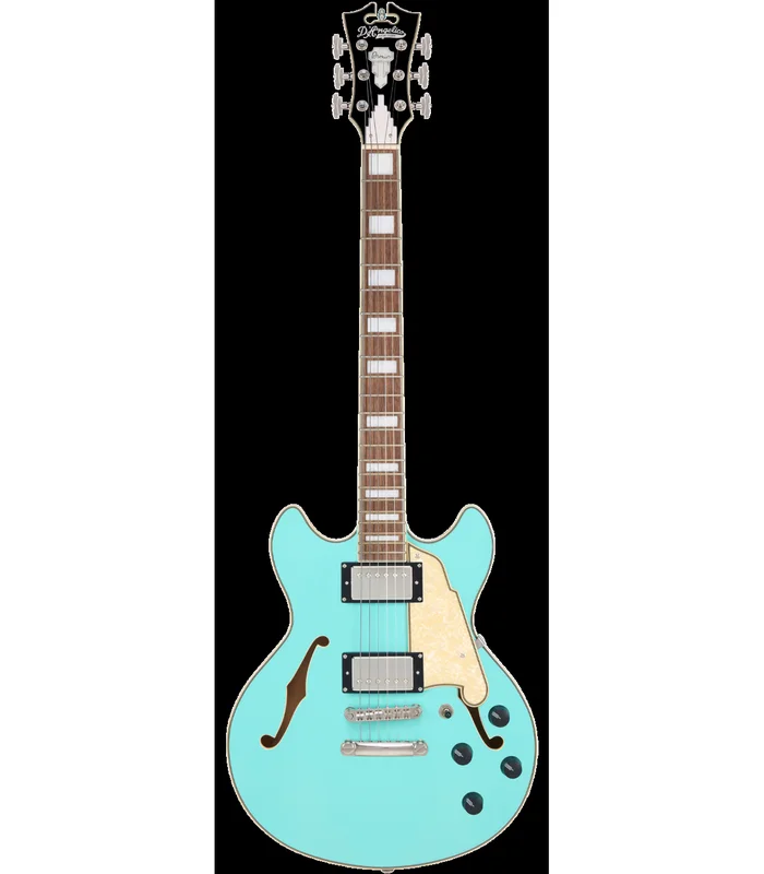 Guitare Electrique D’ANGELICO Premier Mini DC Surf Green