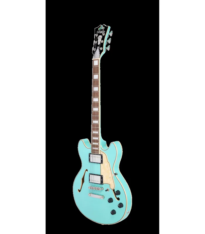 Guitare Electrique D’ANGELICO Premier Mini DC Surf Green – Image 3