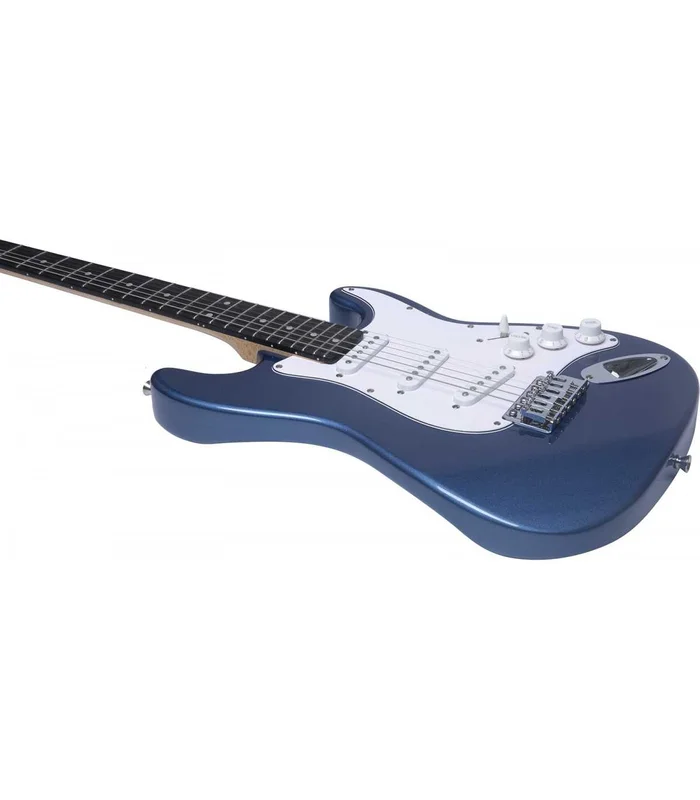 Guitare Electrique EKO ST100-3/4-BLU – Type Strat – Format 3/4 – Metallic Blue – Image 2