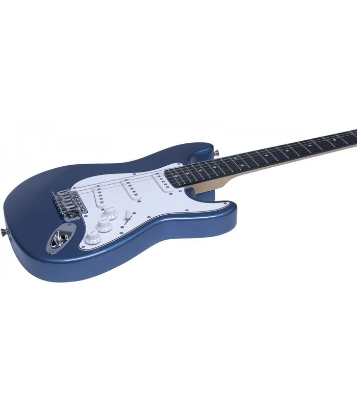 Guitare Electrique EKO ST100-3/4-BLU – Type Strat – Format 3/4 – Metallic Blue – Image 3