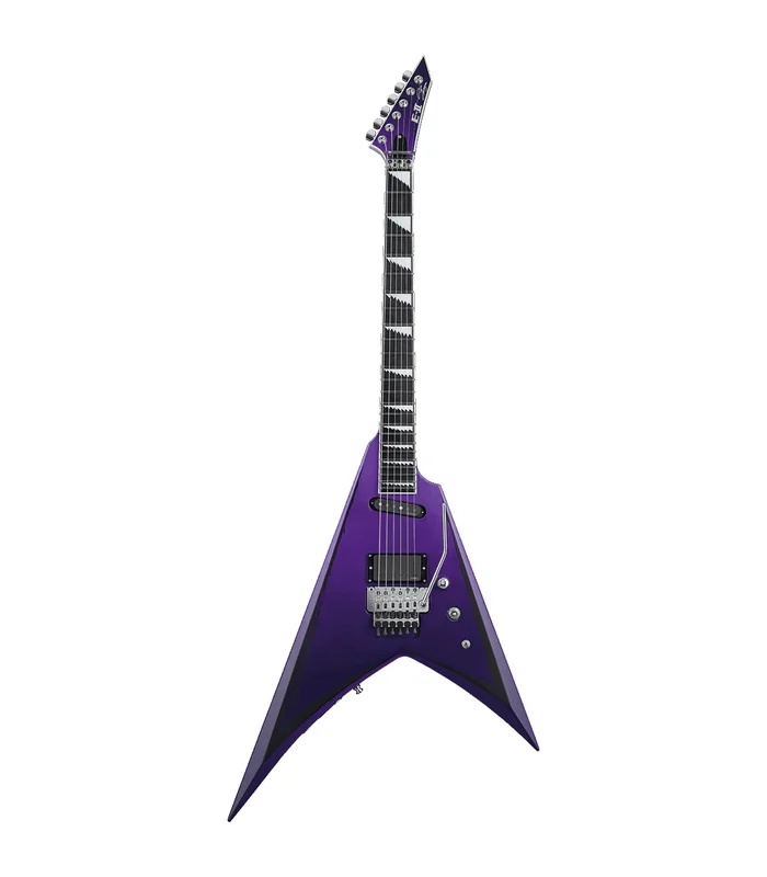 Guitare Electrique ESP 2ALEXIRIPPED – Alexi Laiho – Purple Fade Satin w/ Ripped Pinstripes