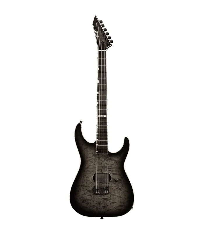 Guitare Electrique ESP 2MITHRUNTQM-STBLKSB – M-I – See Thru Black Sunburst