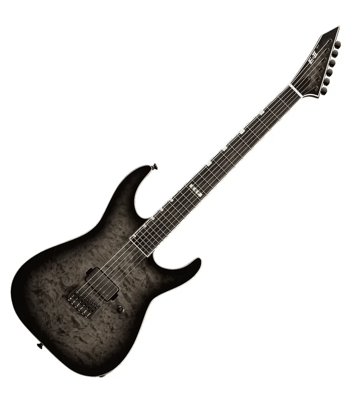 Guitare Electrique ESP 2MITHRUNTQM-STBLKSB – M-I – See Thru Black Sunburst – Image 2