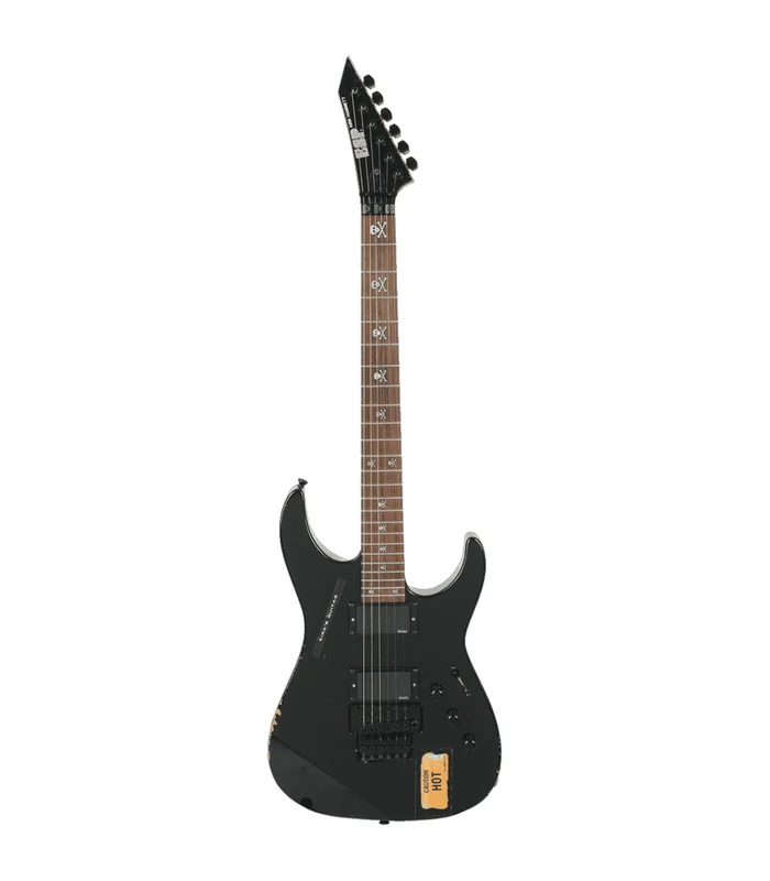 Guitare Electrique ESP KH2V-BK – Kirk Hammett – Distressed Black