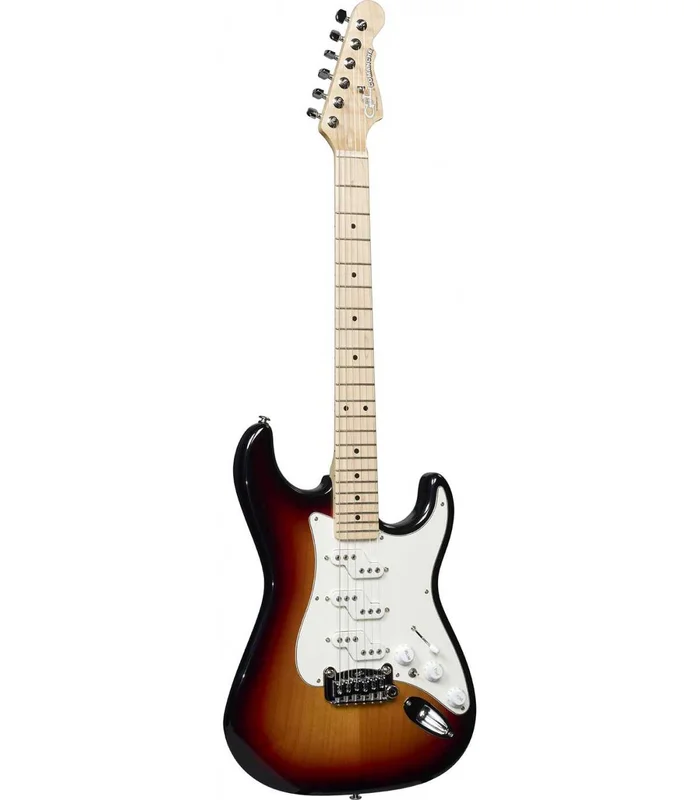Guitare Electrique G&L FD-COM-3TS-MP – Comanche – Fullerton Deluxe Comanche 3-Tone Sunburst, touche érable