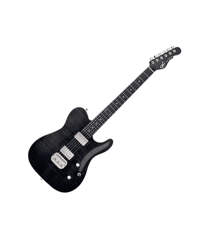 Guitare Electrique G&L TASDLX-TBK – Deluxe – Tribute ASAT Translucid Black, touche palissandre – Image 2