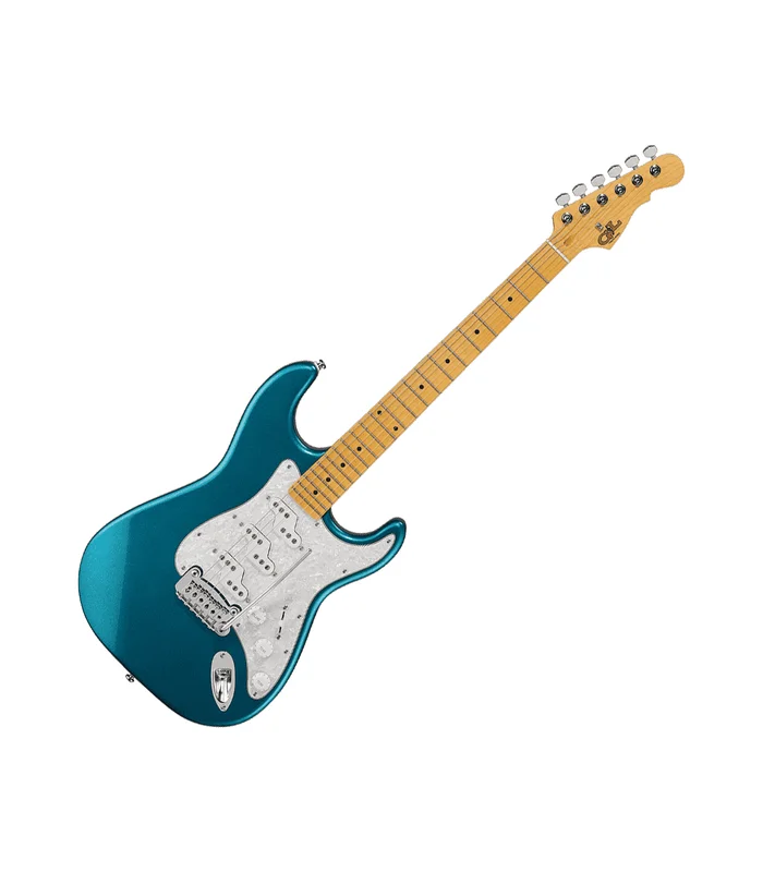 Guitare Electrique G&L TCOM-EMB-M – Standard – Tribute Comanche Emerald Blue touche érable