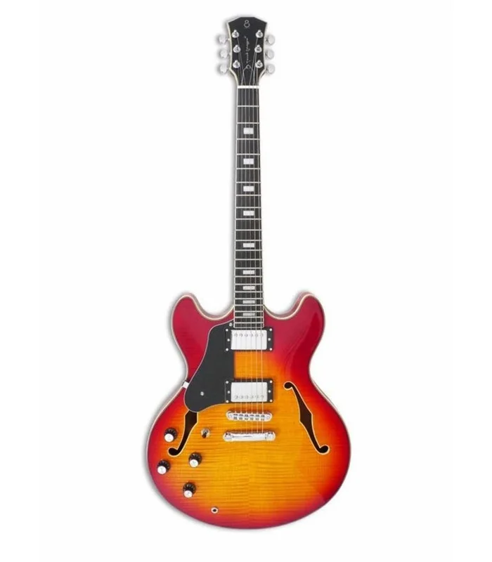 Guitare Electrique Gaucher LARRY CARLTON by Sire H7 LH CS Hollowbody EN