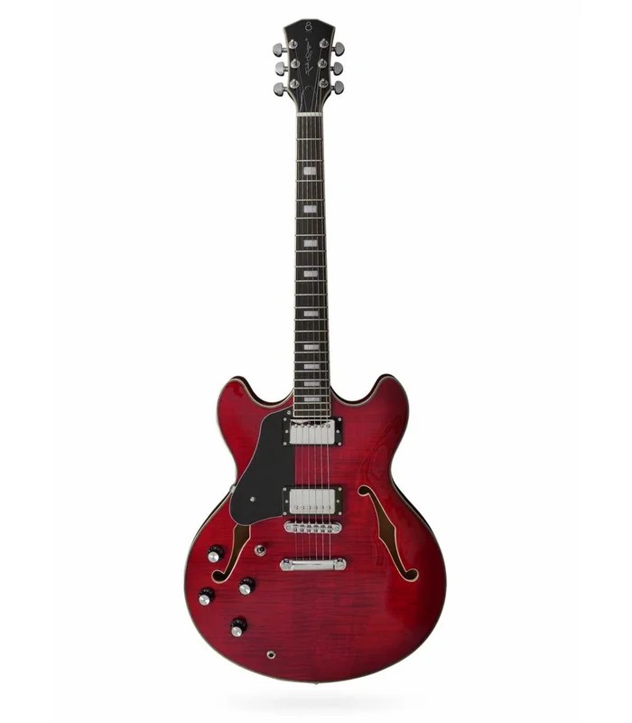 Guitare Electrique Gaucher LARRY CARLTON by Sire H7 LH STR Hollow Body EN