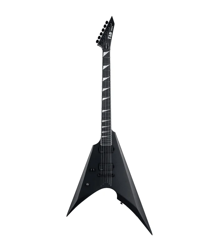 Guitare Electrique Gaucher LTD ARROW1000NTLH-CHMS – Modèle 1000 – Arrow-1000 NT Charcoal Metallic Satin