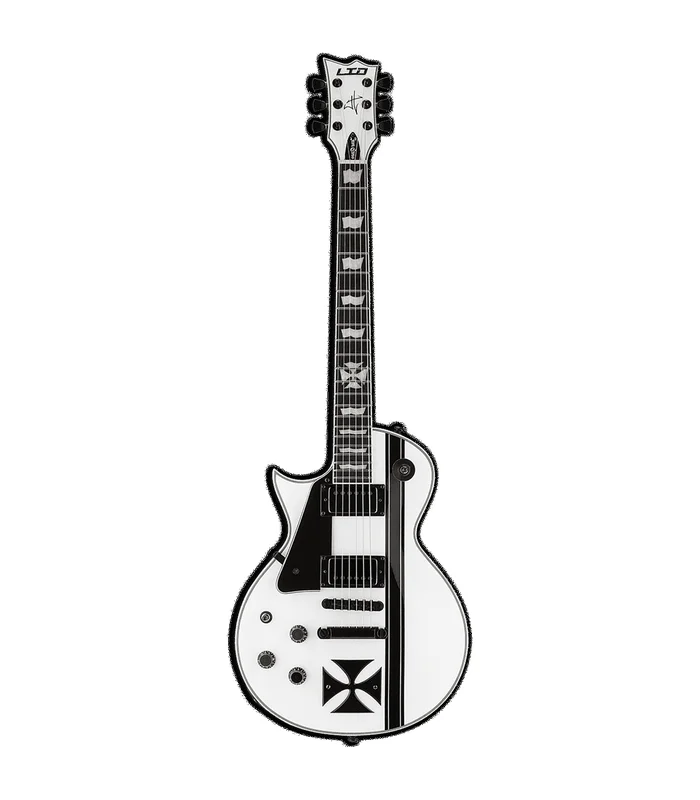 Guitare Electrique Gaucher LTD IRONCROSSLH-SW – Modele Iron Cross – Snow white
