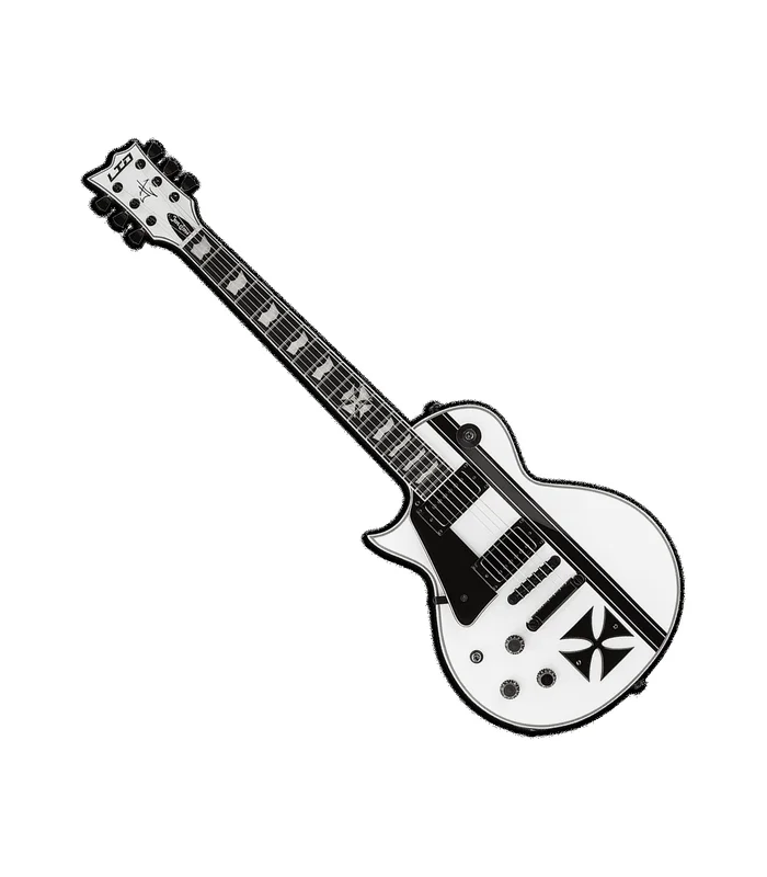 Guitare Electrique Gaucher LTD IRONCROSSLH-SW – Modele Iron Cross – Snow white – Image 2