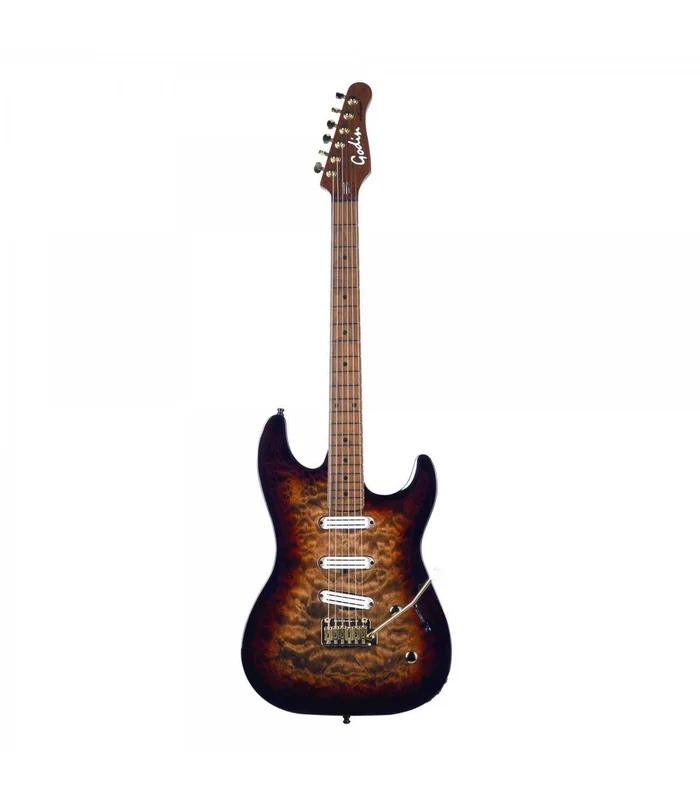 Guitare Electrique GODIN Artisan ST-III Dégradé whiskey MN – Image 2