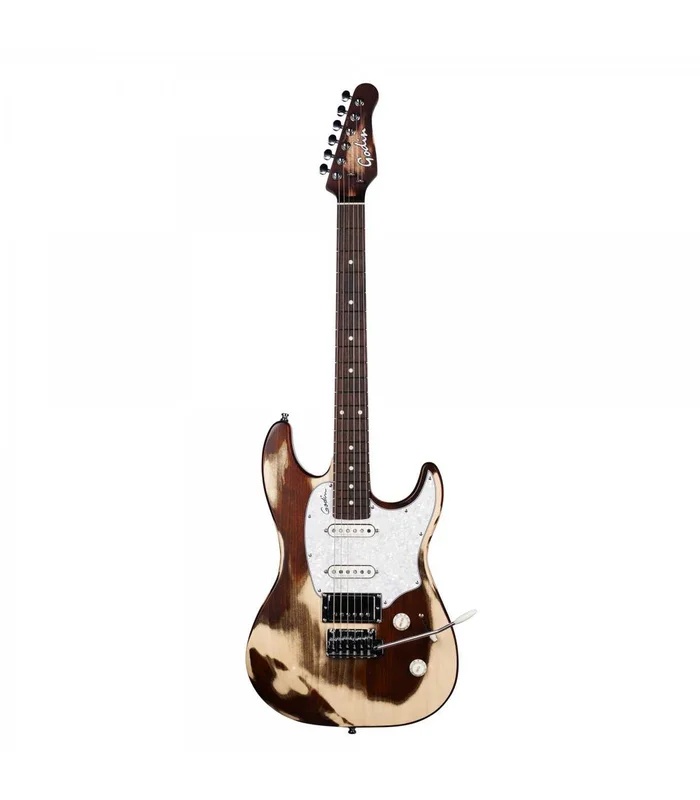 Guitare Electrique GODIN Session T-Pro Ltd Kanyon Burst Hangover RN
