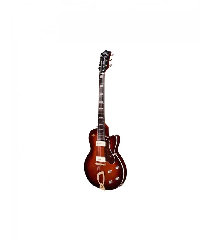 Guitare Electrique Hollow-Body Guild ARISTOCRAT P90 VINTAGE BURST – Image 2
