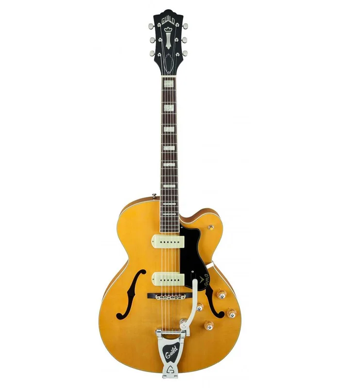 Guitare Electrique Hollow-Body Guild X-175B Manhattan Blonde
