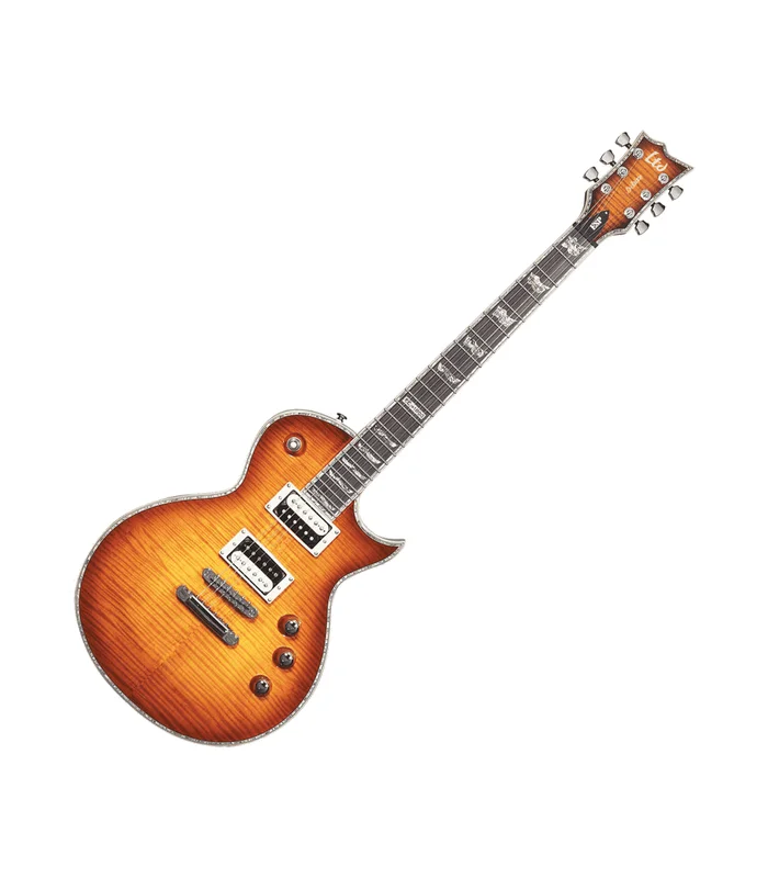 Guitare Electrique LTD EC1000-ASB Modele 1000 Deluxe – Vintage Antic Sunburst – Image 2