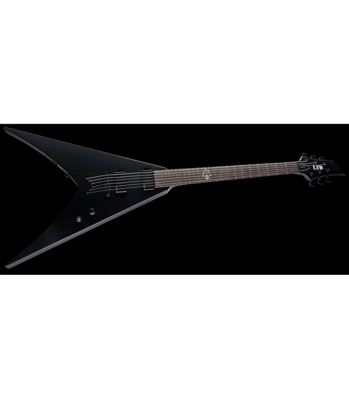 Guitare Electrique LTD HEX6-BLKS – Black Satin – Image 2