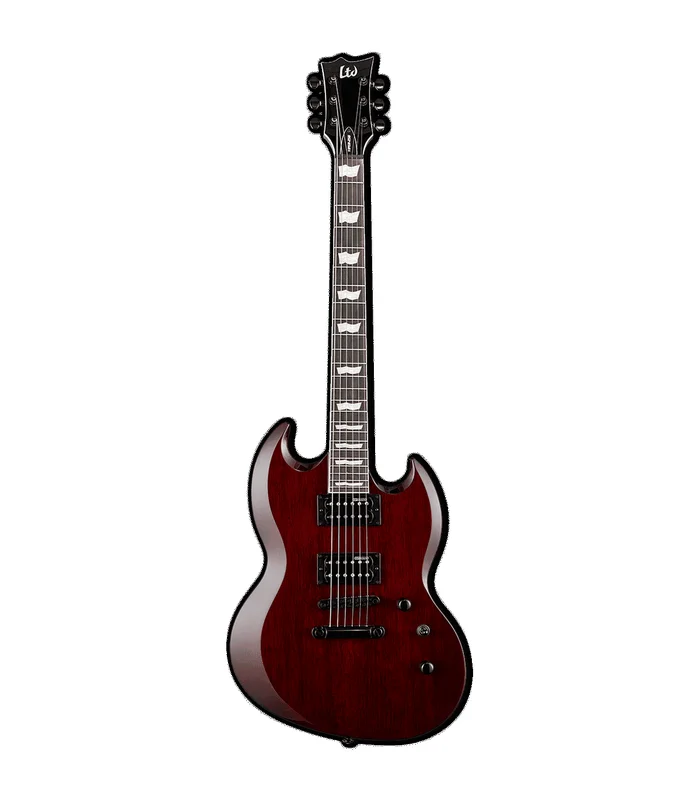Guitare Electrique LTD VIP256-STBC – Modele 200 – See thru black cherry
