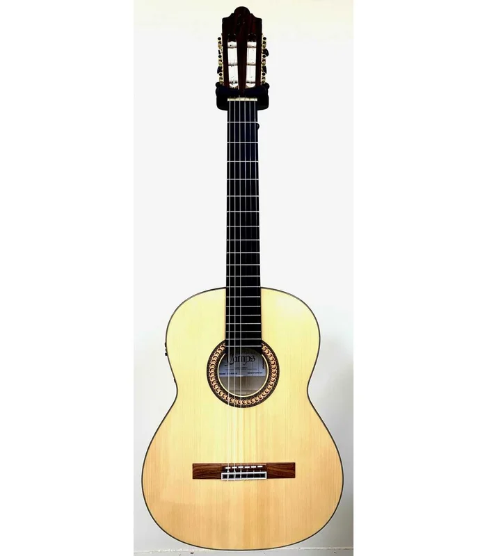 Guitare Electro-Classique Flamenca Camps CUT-500-S BL Épicéa Massif