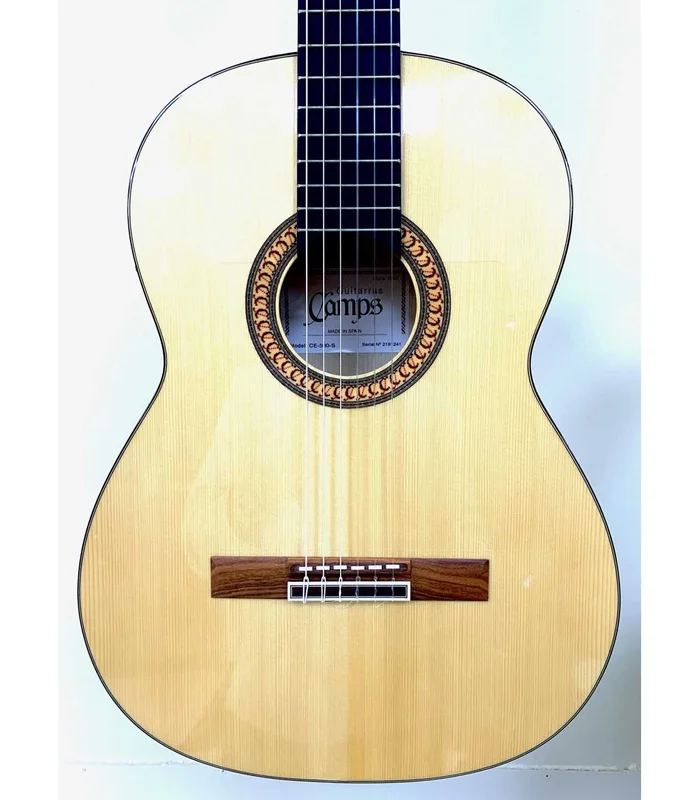 Guitare Electro-Classique Flamenca Camps CUT-500-S BL Épicéa Massif – Image 2