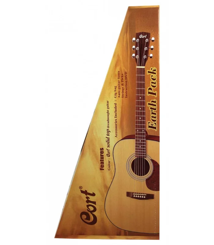 Guitare Folk CORT PACK EARTH OPEN PORE – Image 2