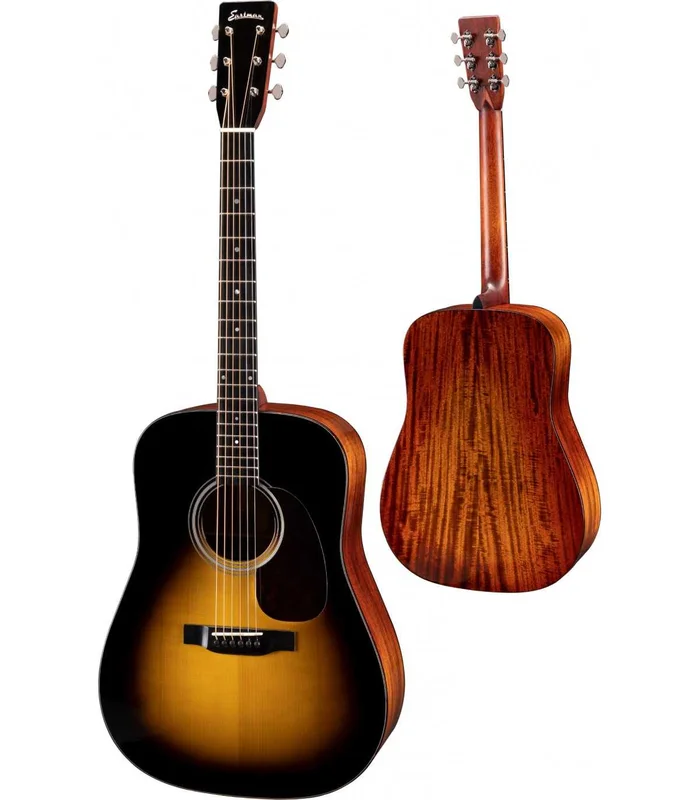Guitare Folk Eastman E10D-TC-SB Sunburst Thermo Cure – Adirondack Spruce / Mahogany