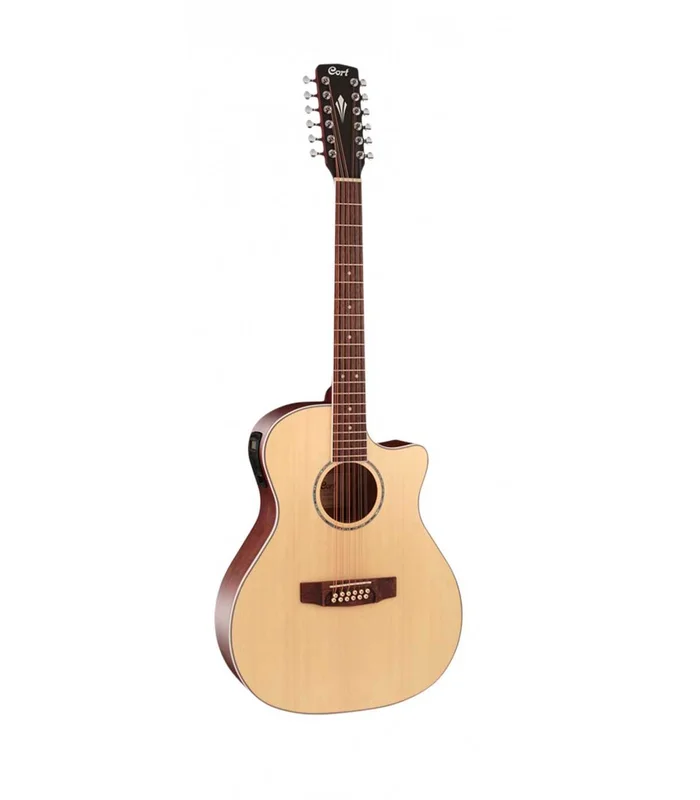 Guitare Folk Electro 12 CORDES CORT GA-ME DX ACAJOU