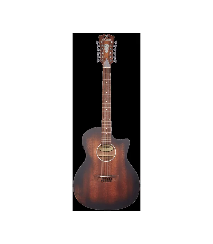 Guitare Folk Electro 12 Cordes D’ANGELICO Premier Fulton LS Aged Mahogany