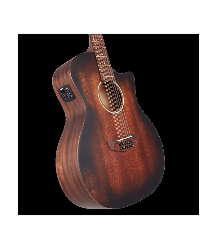 Guitare Folk Electro 12 Cordes D’ANGELICO Premier Fulton LS Aged Mahogany – Image 3