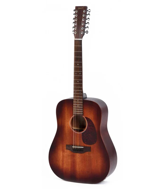 GUITARE FOLK ELECTRO 12 CORDES DITSON SERIE 15 D12-15E-AGED SUNBURST
