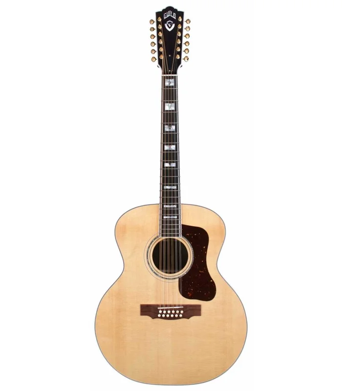 Guitare Folk Electro 12 Cordes Guild USA F512E NATURAL AVEC ÉTUI